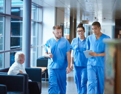 Group of Doctors Walking Together